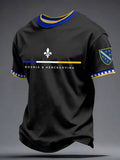 Camiseta Cuello Redondo Para Hombre | Estampado Bosnia · SeemSeem