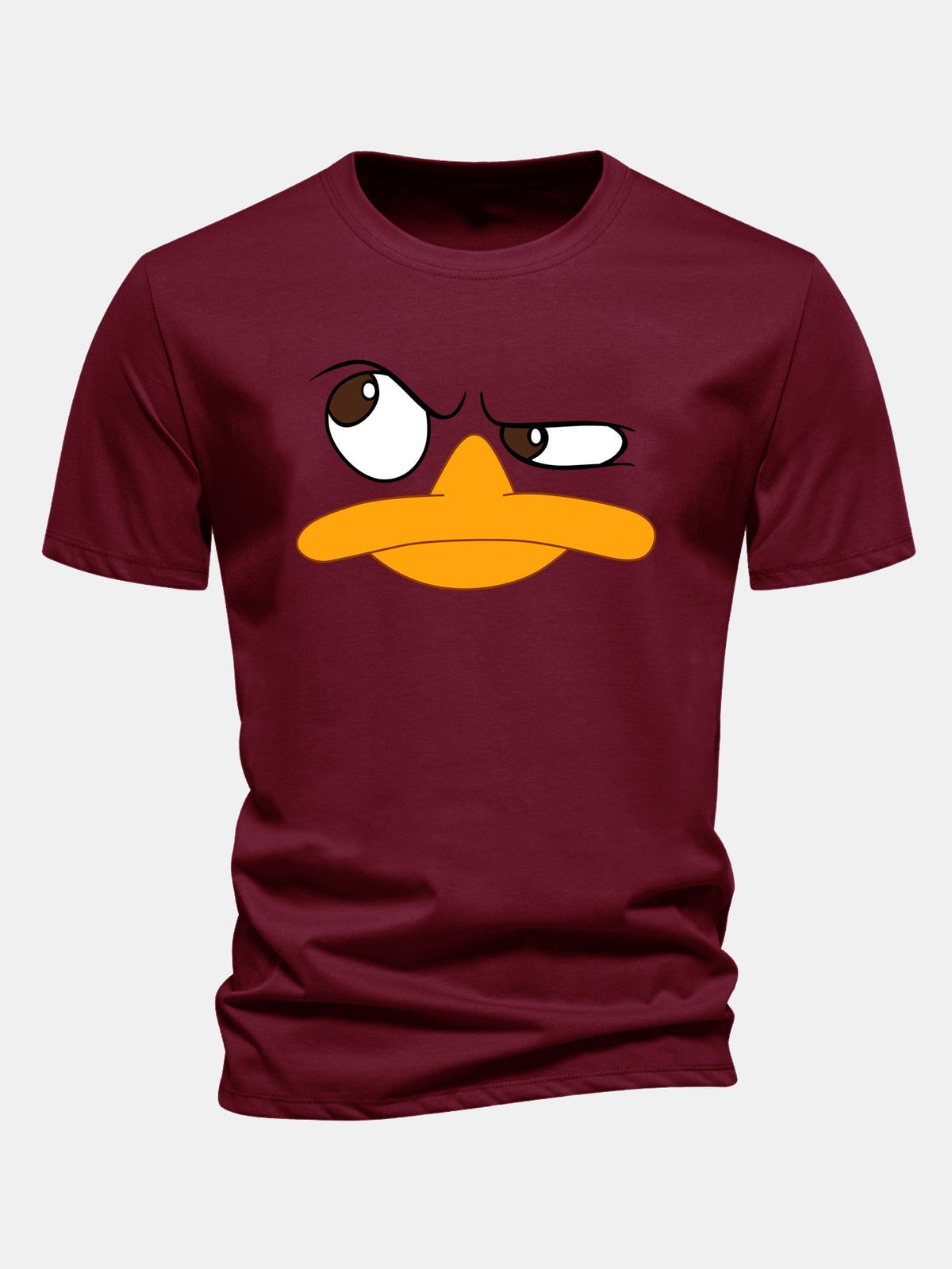 Camiseta De Manga Corta Para Hombre | Estampado Pato · SeemSeem