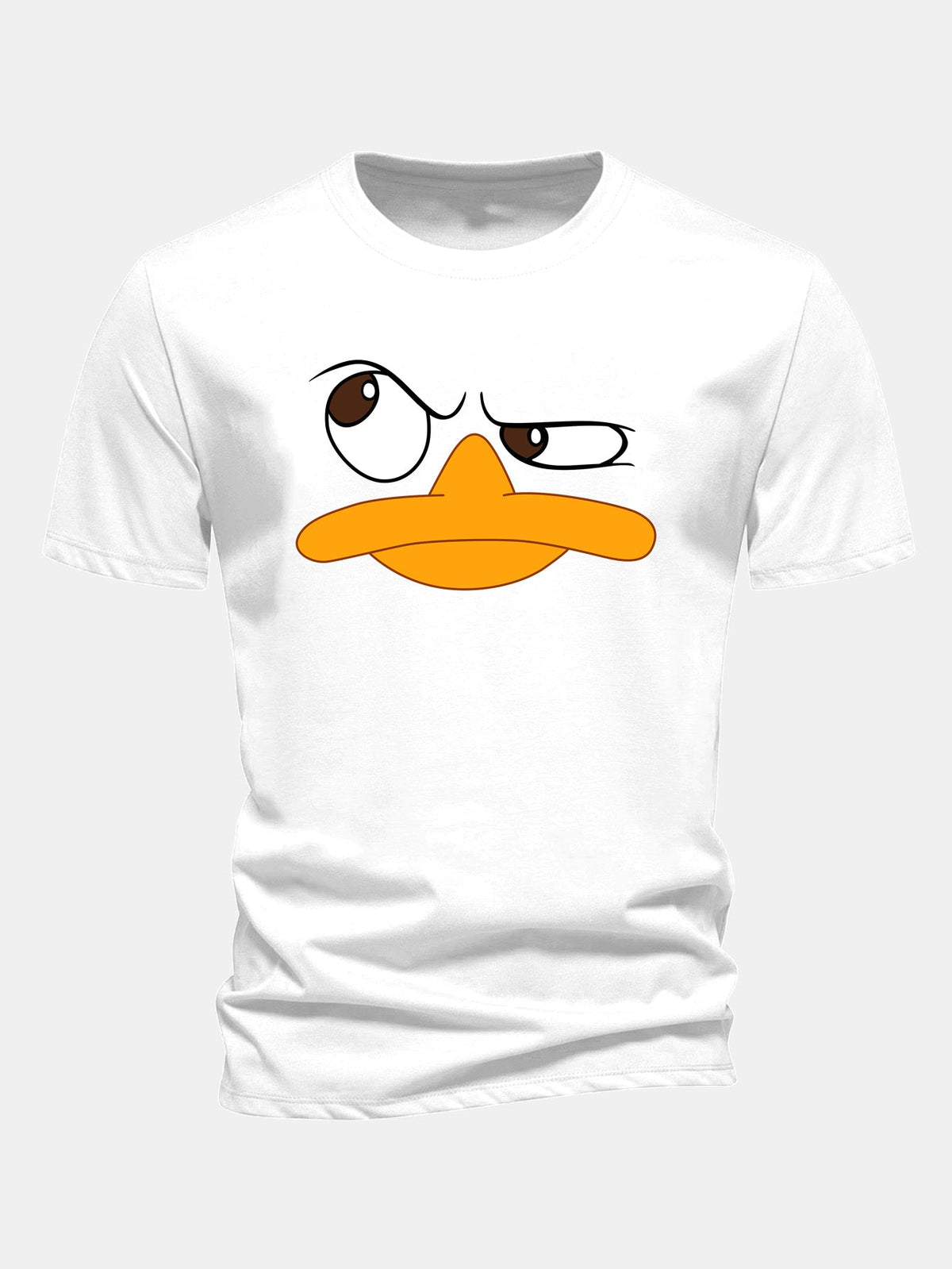 Camiseta De Manga Corta Para Hombre | Estampado Pato · SeemSeem