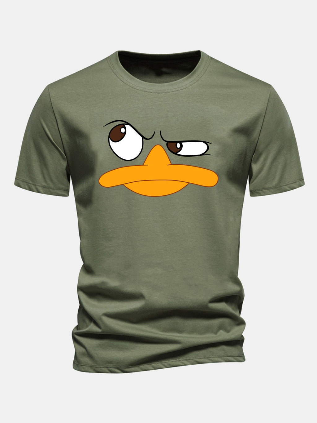 Camiseta De Manga Corta Para Hombre | Estampado Pato · SeemSeem