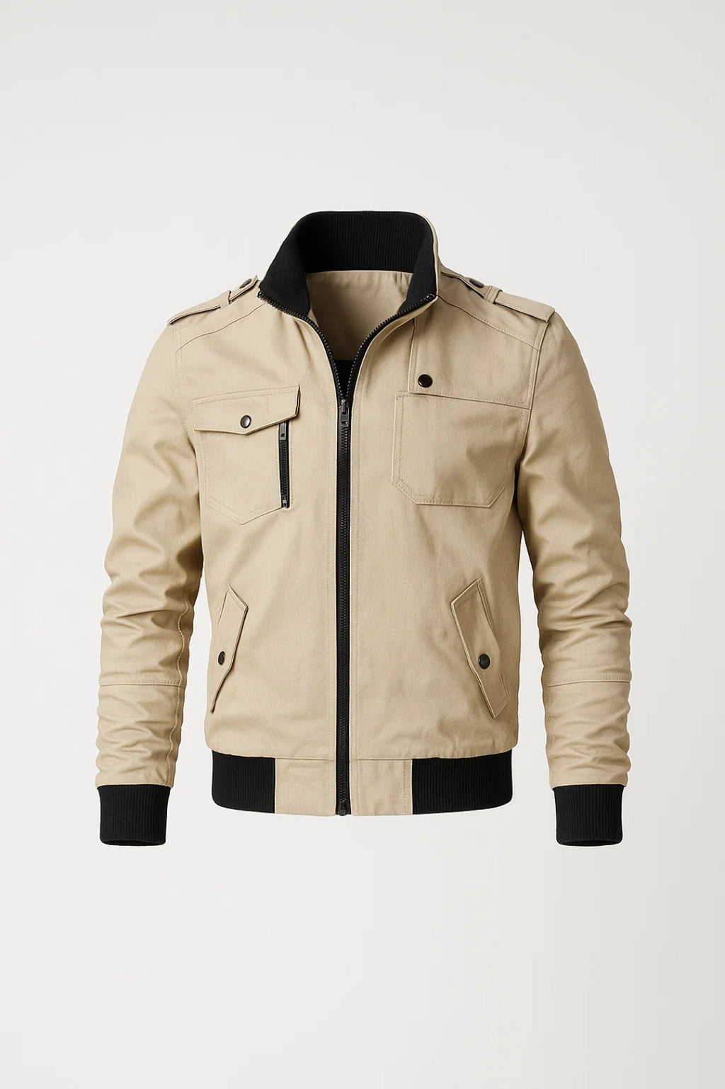 Cazadora Bomber Para Hombre | Bolsillos Pecho · SeemSeem