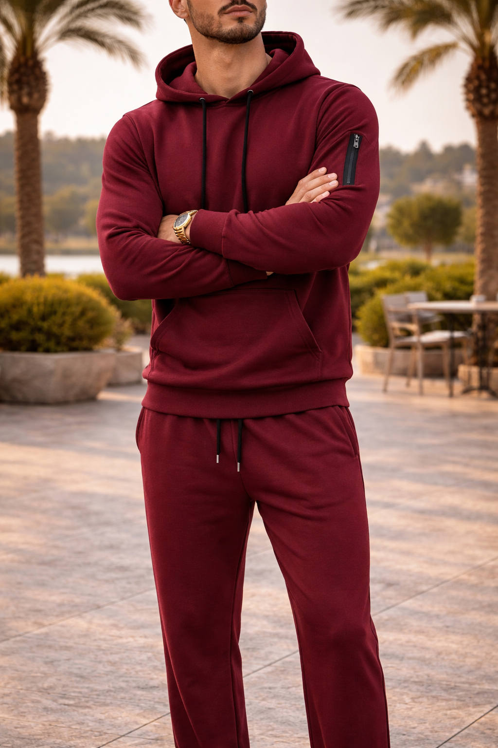 Chándal Con Capucha Para Hombre | Bolsillo Canguro · SeemSeem