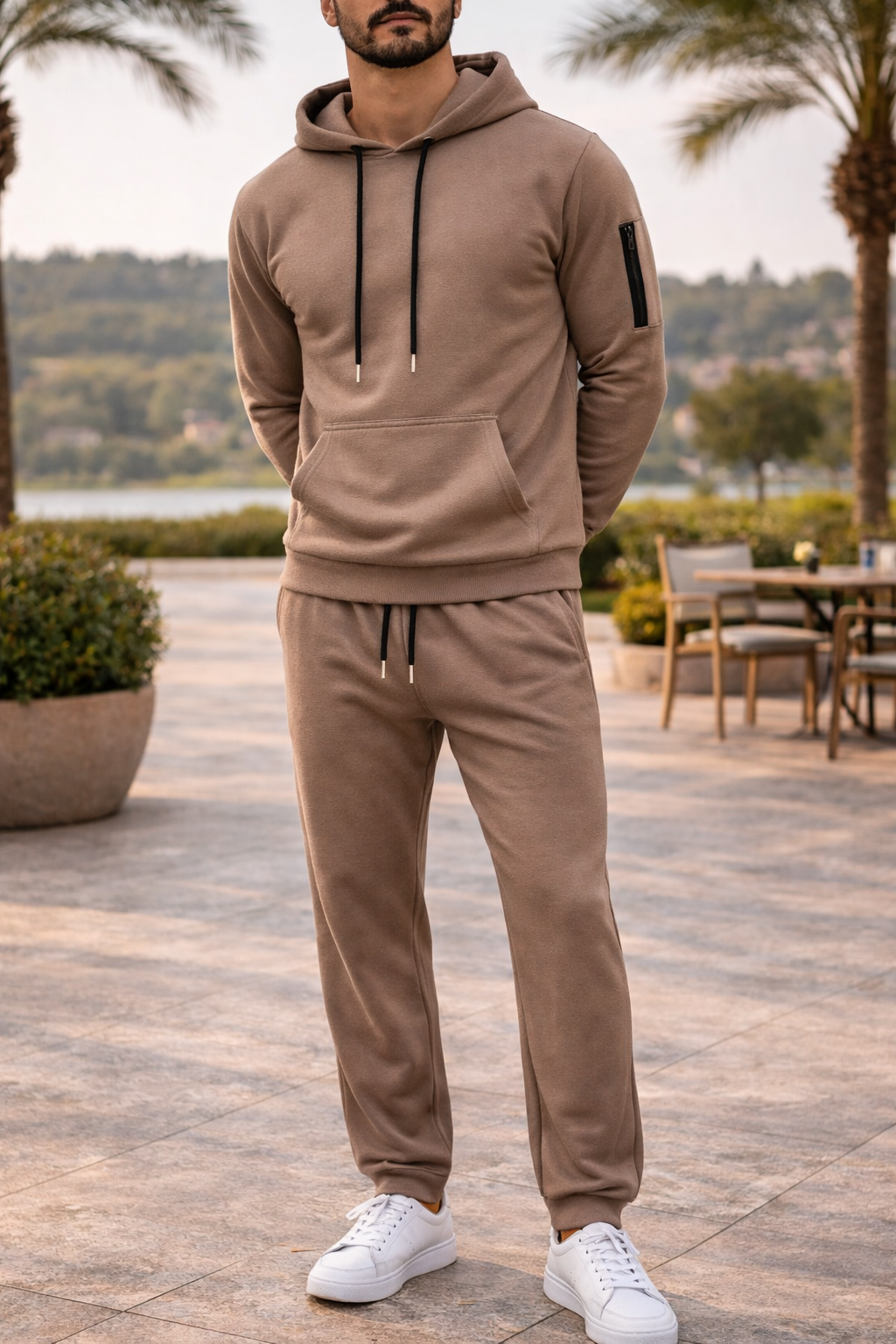 Chándal Con Capucha Para Hombre | Bolsillo Canguro · SeemSeem
