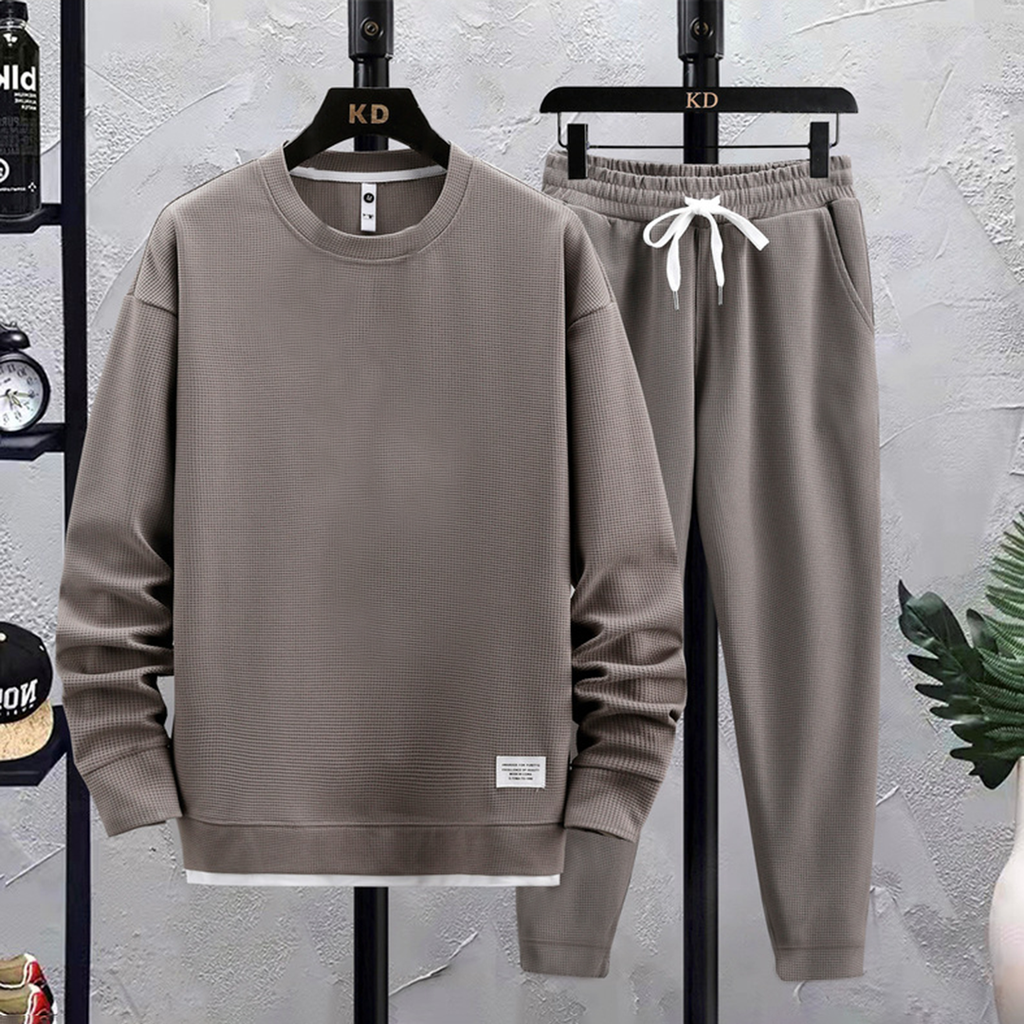 Chándal Con Cuello Redondo Para Hombre | Cordón Ajustable · SeemSeem
