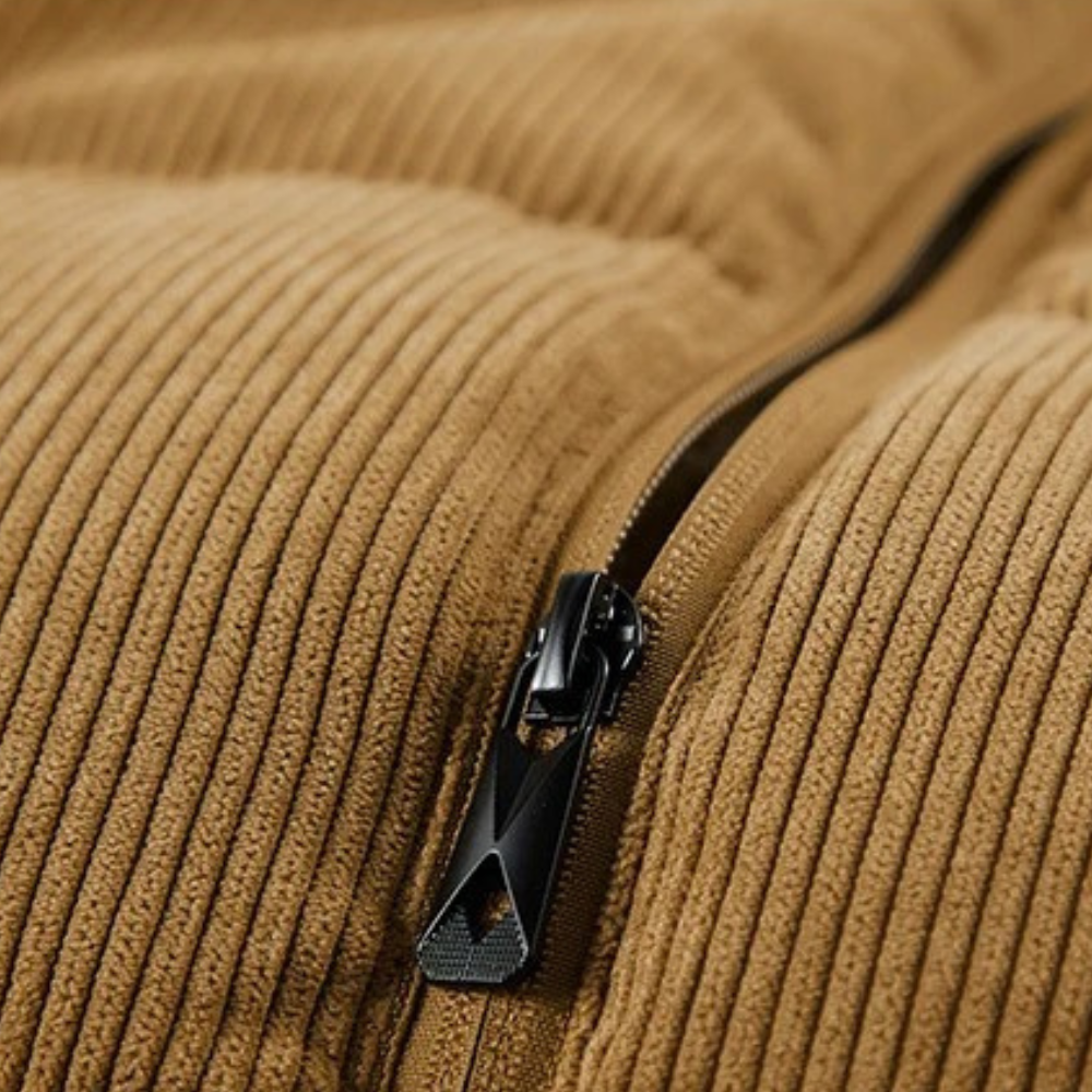 Chaleco Acolchado De Pana Para Hombre | Forro Polar · SeemSeem