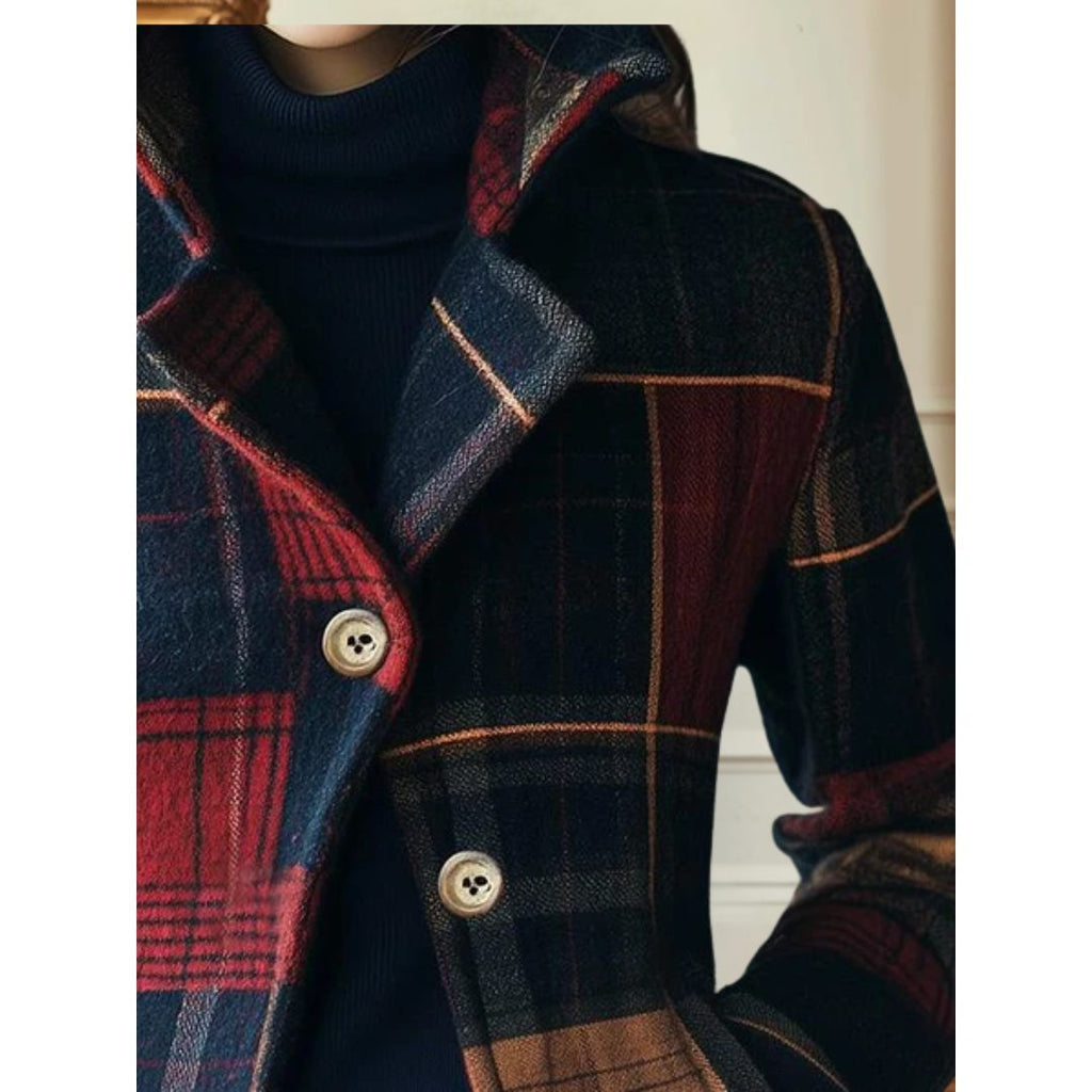 Chaqueta A Cuadros Para Mujer | Lana · SeemSeem