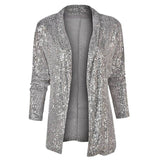 Chaqueta Abierta Para Mujer | Lentejuelas