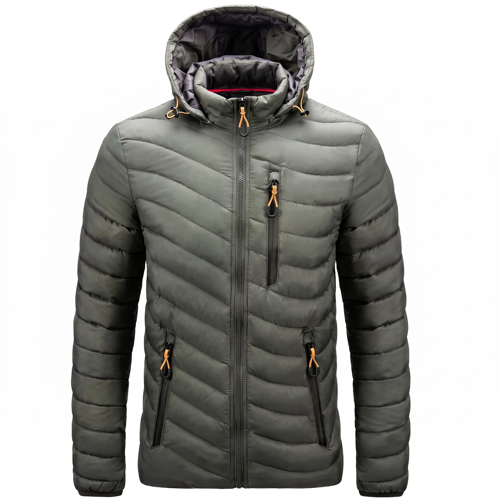 Chaqueta Acolchada Para Hombre | Con Capucha · SeemSeem