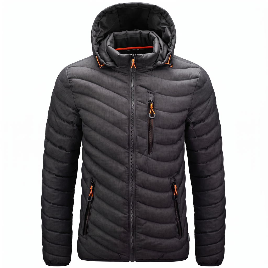 Chaqueta Acolchada Para Hombre | Con Capucha · SeemSeem