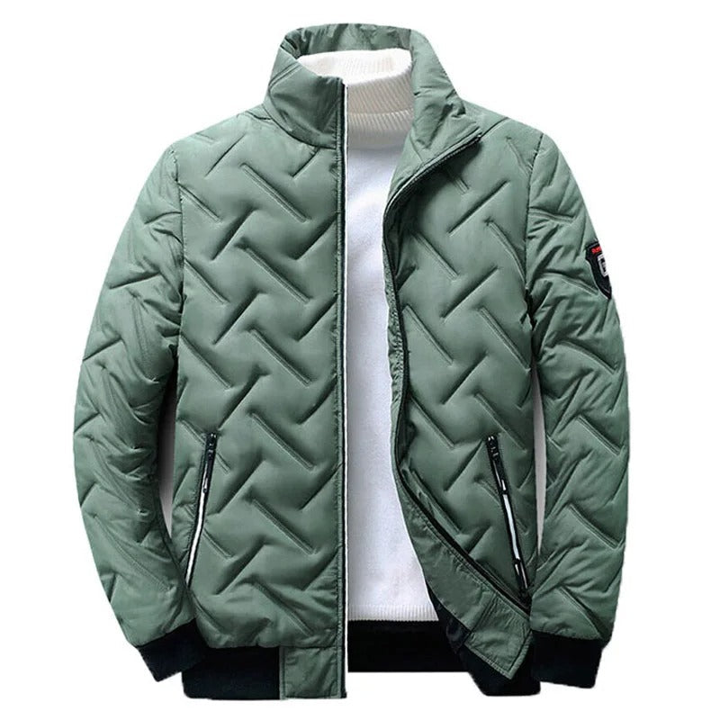 Chaqueta Acolchada Para Hombre | Cuello Alzado · SeemSeem