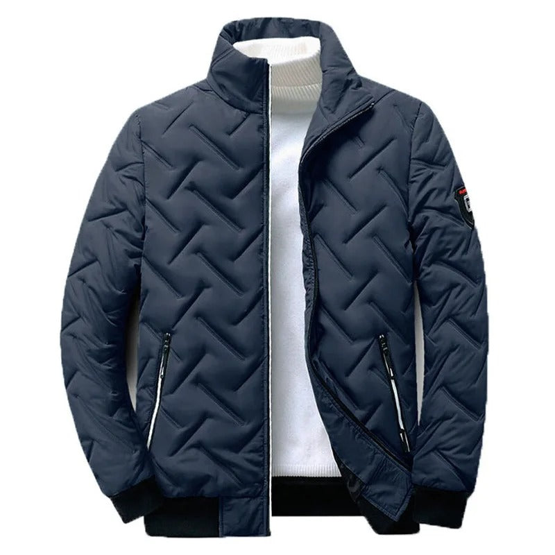 Chaqueta Acolchada Para Hombre | Cuello Alzado · SeemSeem