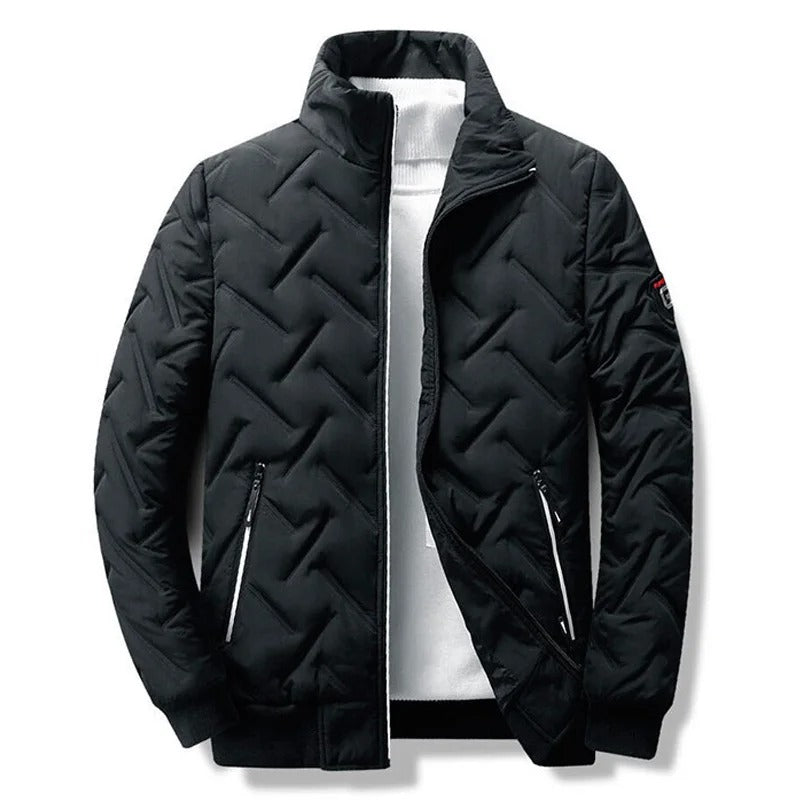 Chaqueta Acolchada Para Hombre | Cuello Alzado · SeemSeem