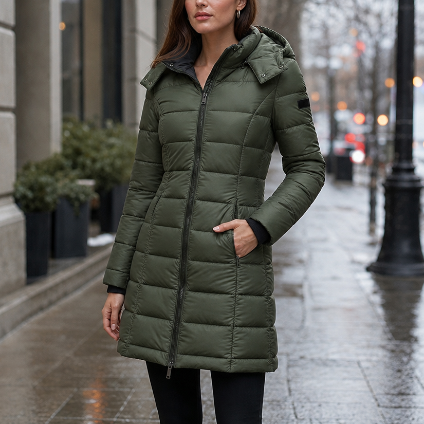 Chaqueta Acolchada Para Mujer | Con Capucha · SeemSeem