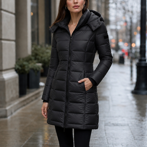 Chaqueta Acolchada Para Mujer | Con Capucha · SeemSeem