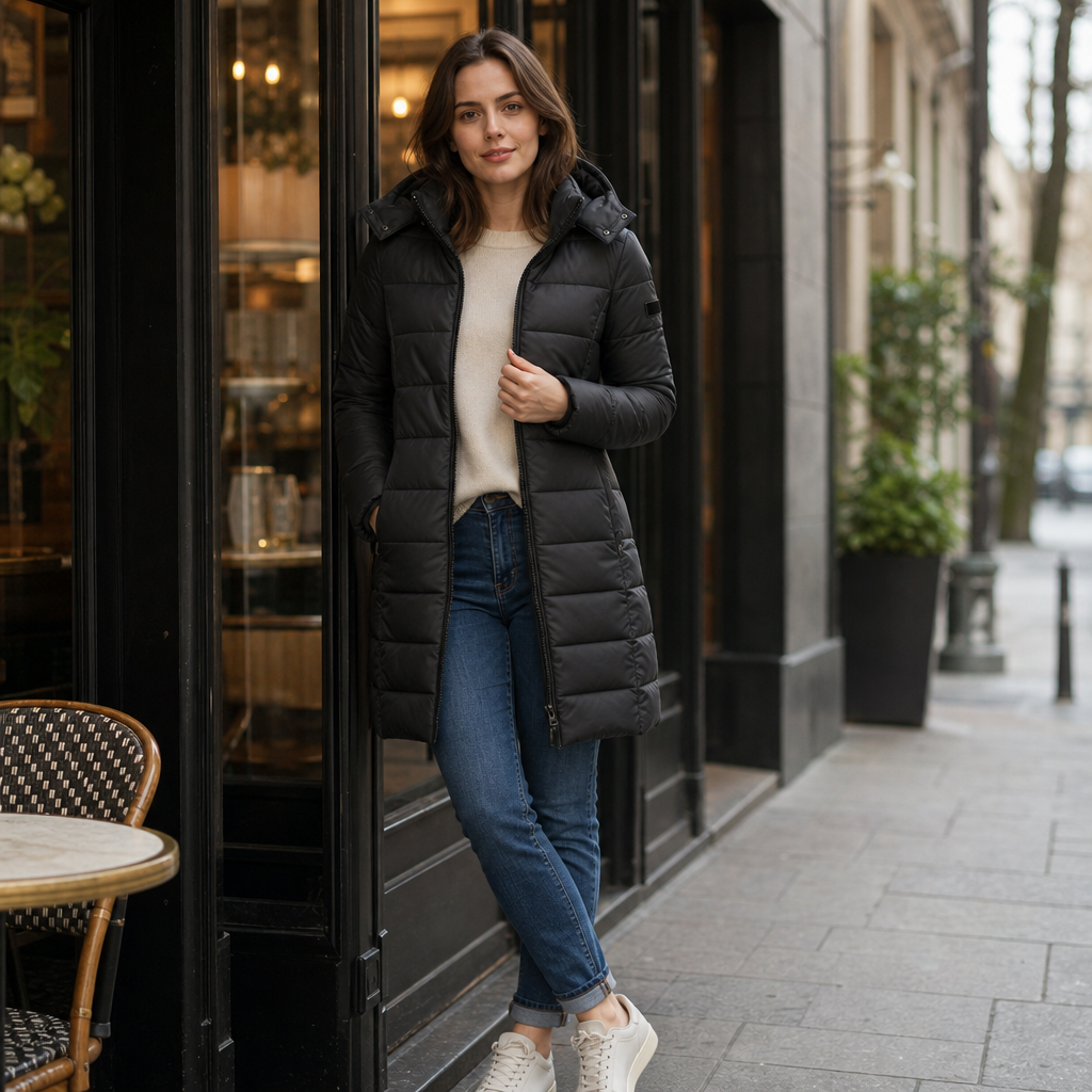 Chaqueta Acolchada Para Mujer | Con Capucha · SeemSeem