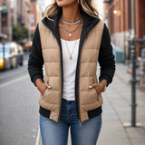 Chaqueta Acolchada Para Mujer | Mangas De Punto