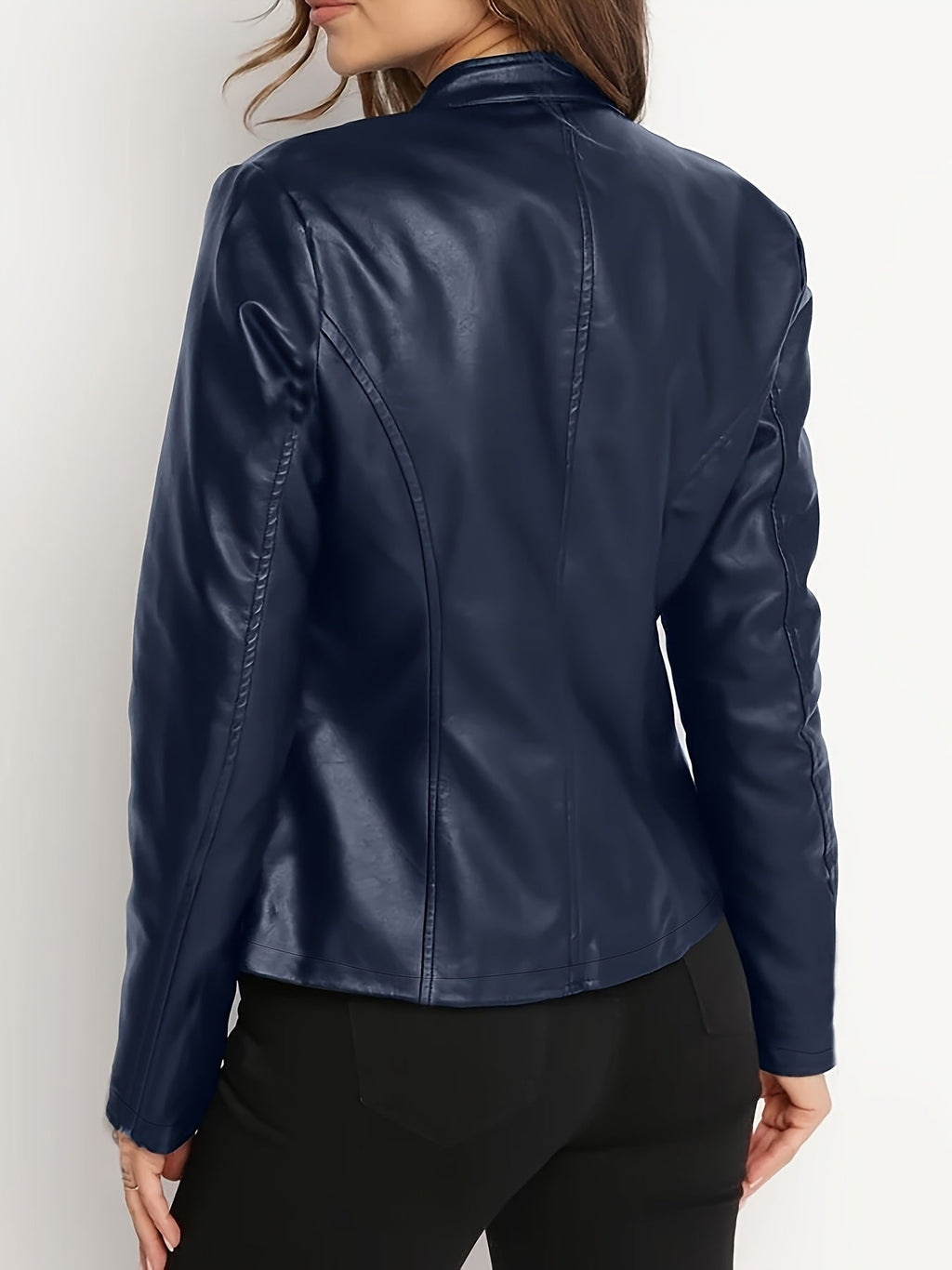 Chaqueta Biker Para Mujer | Cuero Sintético · SeemSeem
