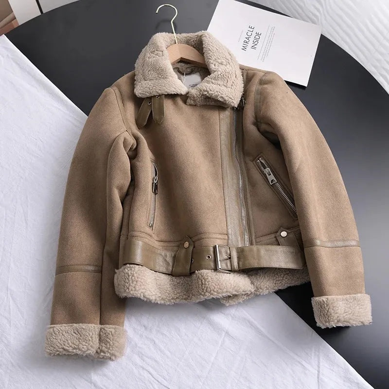 Chaqueta Biker Para Mujer | Forro Borreguillo · SeemSeem