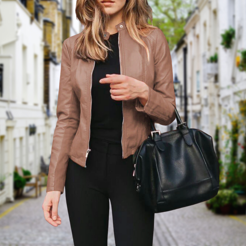 Chaqueta Biker Para Mujer | Polipiel · SeemSeem