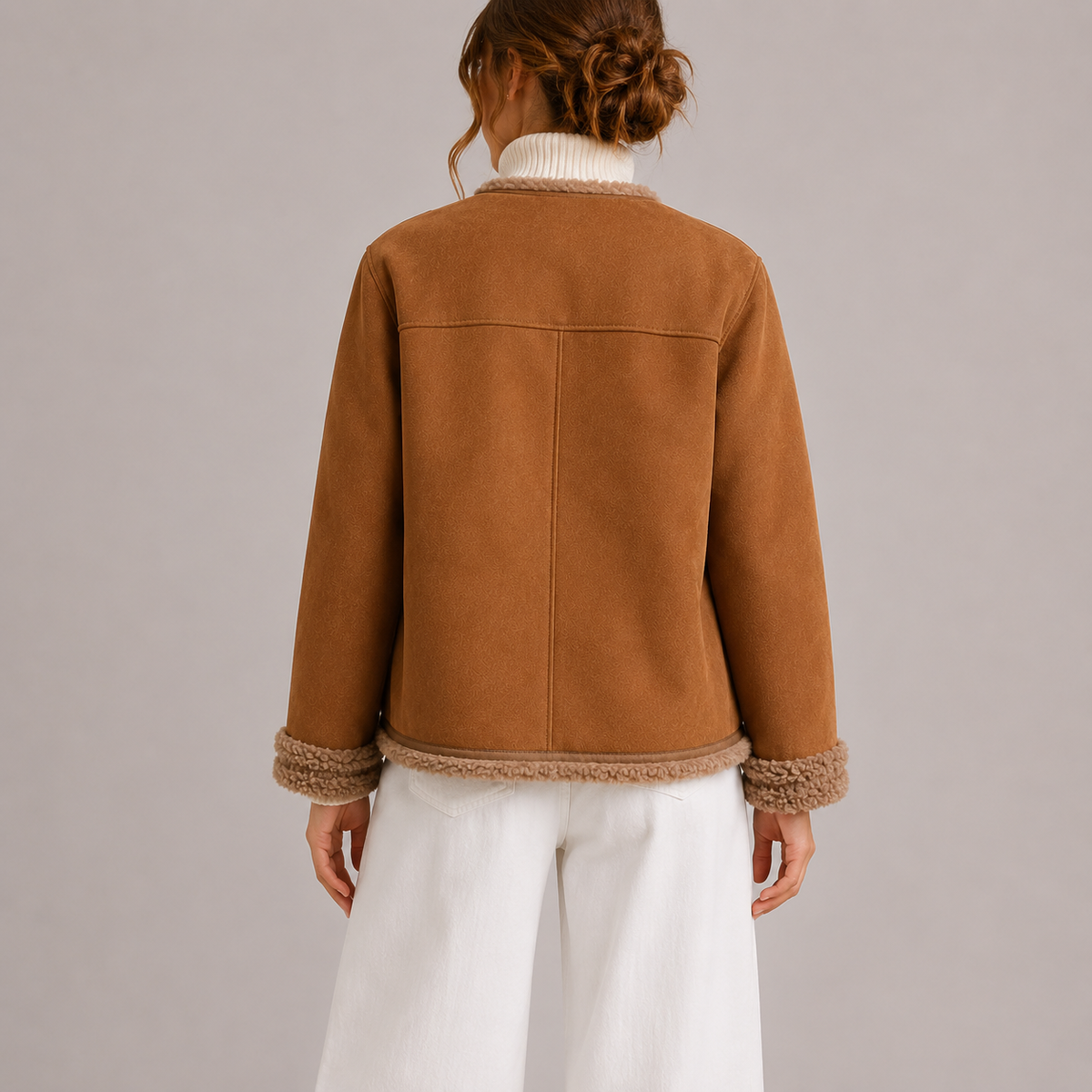 Chaqueta Clásica Para Mujer | Ribete Borreguito · SeemSeem