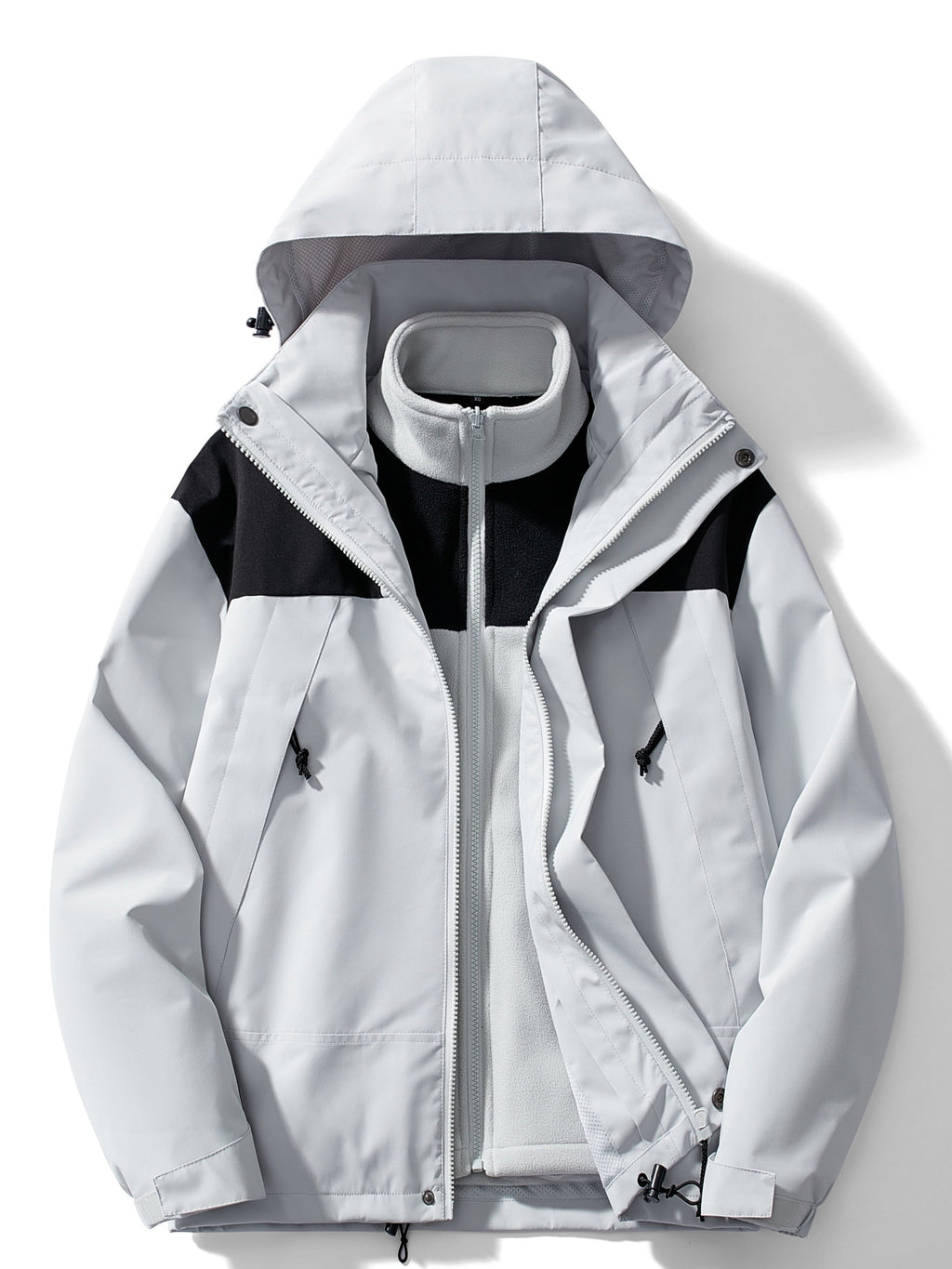 Chaqueta Con Capucha 3 En 1 Para Hombre | Forro Polar · SeemSeem