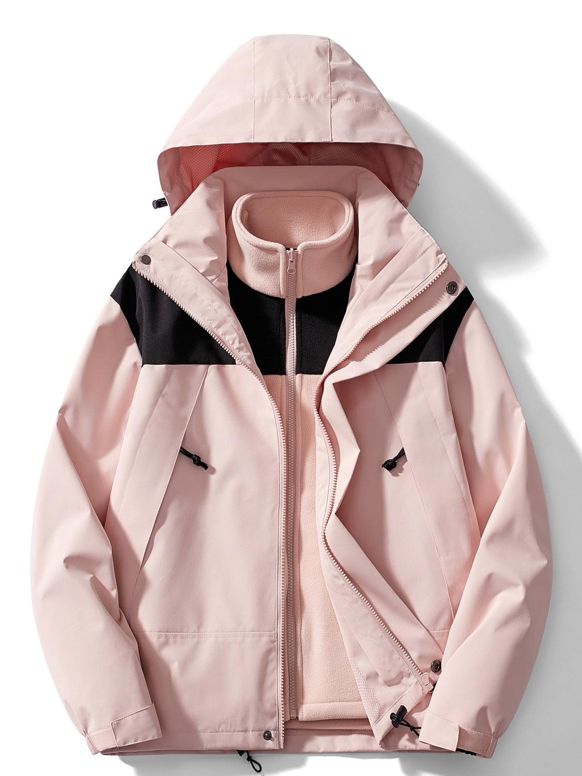 Chaqueta Con Capucha 3 En 1 Para Hombre | Forro Polar · SeemSeem