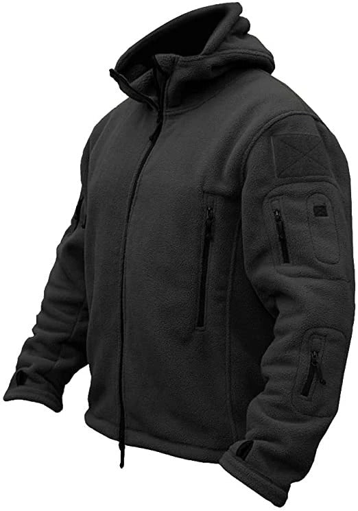 Chaqueta Con Capucha De Forro Polar Para Hombre | Multibolsillos · SeemSeem