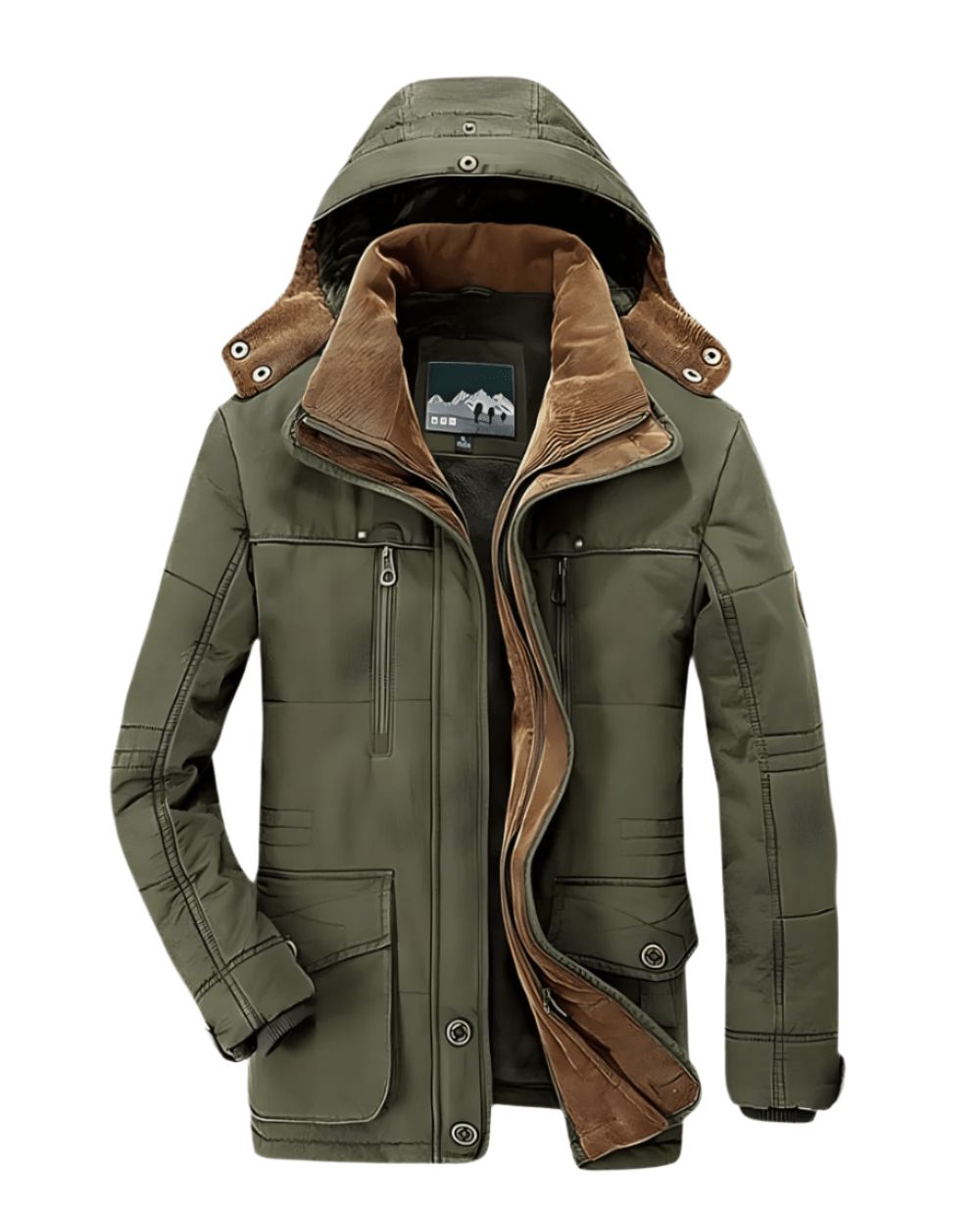 Chaqueta Con Capucha Para Hombre | Forro Polar · SeemSeem