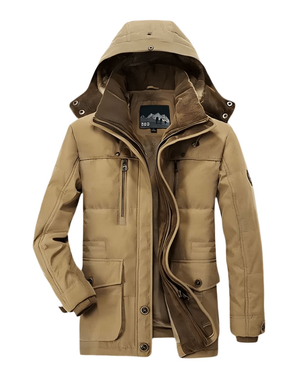 Chaqueta Con Capucha Para Hombre | Forro Polar · SeemSeem