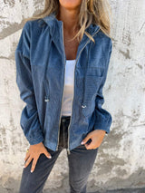 Veste oversize pour femme | Cordon ajustable
