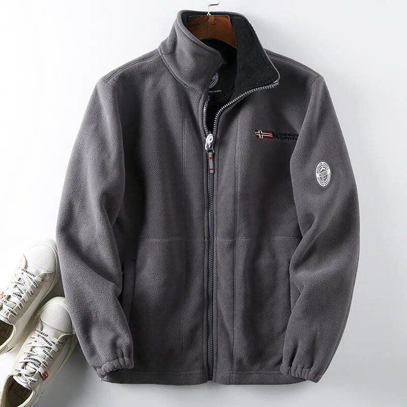 Chaqueta Con Cremallera Para Hombre | Forro Polar · SeemSeem