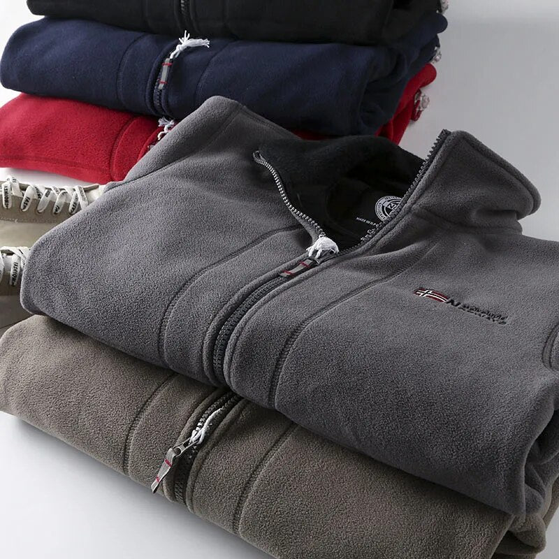 Chaqueta Con Cremallera Para Hombre | Forro Polar · SeemSeem