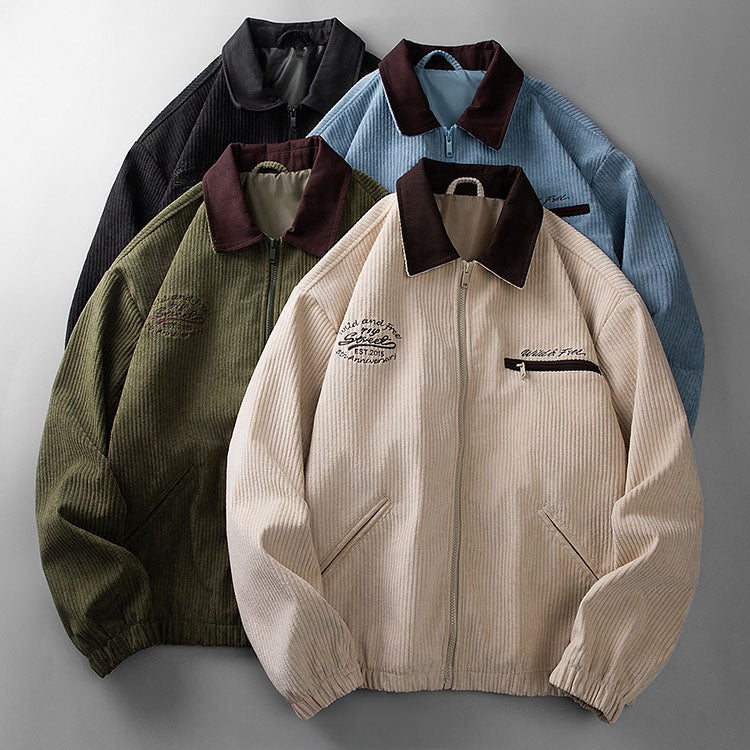 Chaqueta Con Cremallera Para Hombre | Pana · SeemSeem
