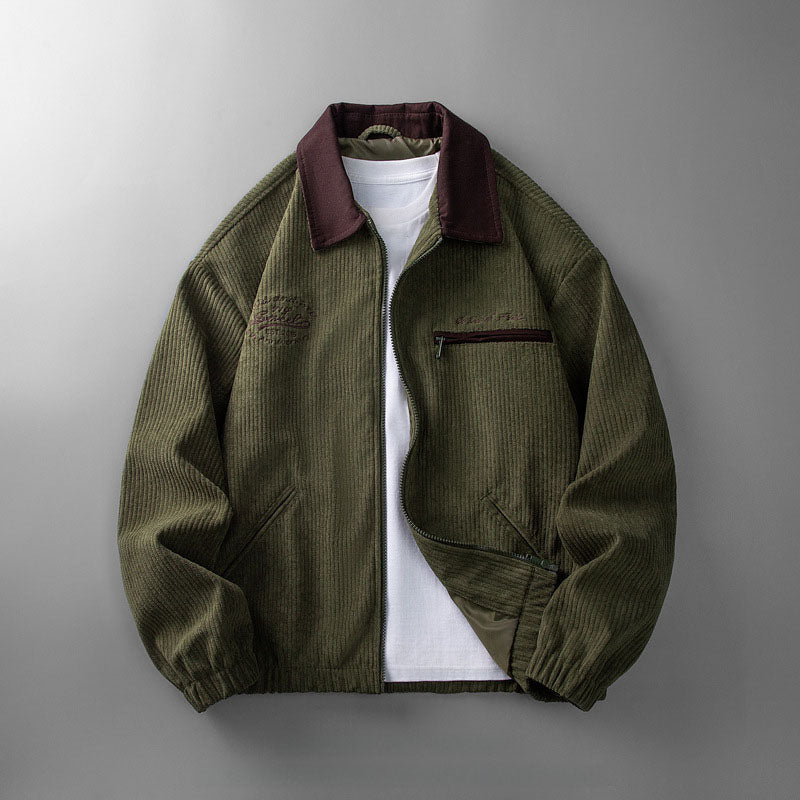 Chaqueta Con Cremallera Para Hombre | Pana · SeemSeem