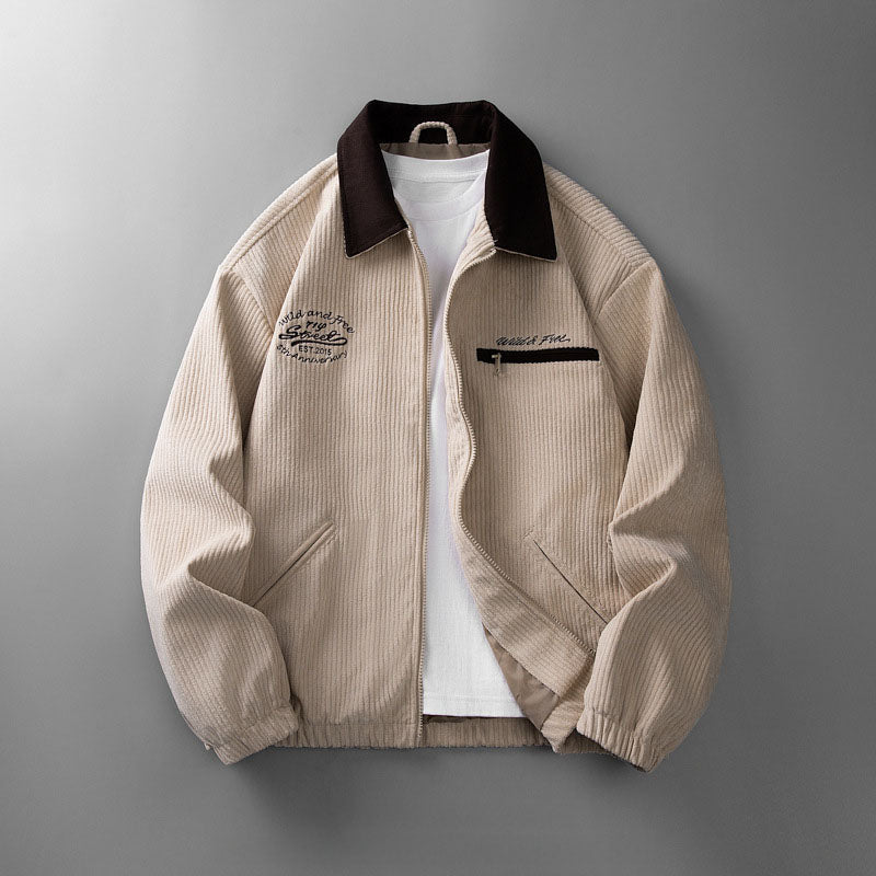 Chaqueta Con Cremallera Para Hombre | Pana · SeemSeem