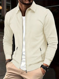 Chaqueta Con Cremallera Para Hombre | Textura Gofre · SeemSeem