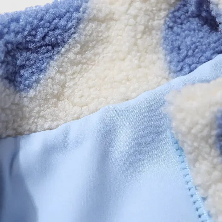 Chaqueta Con Cremallera Para Mujer | Estampado Corazones · SeemSeem