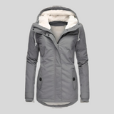 Chaqueta De Invierno Con Capucha Para Mujer | Forro Polar