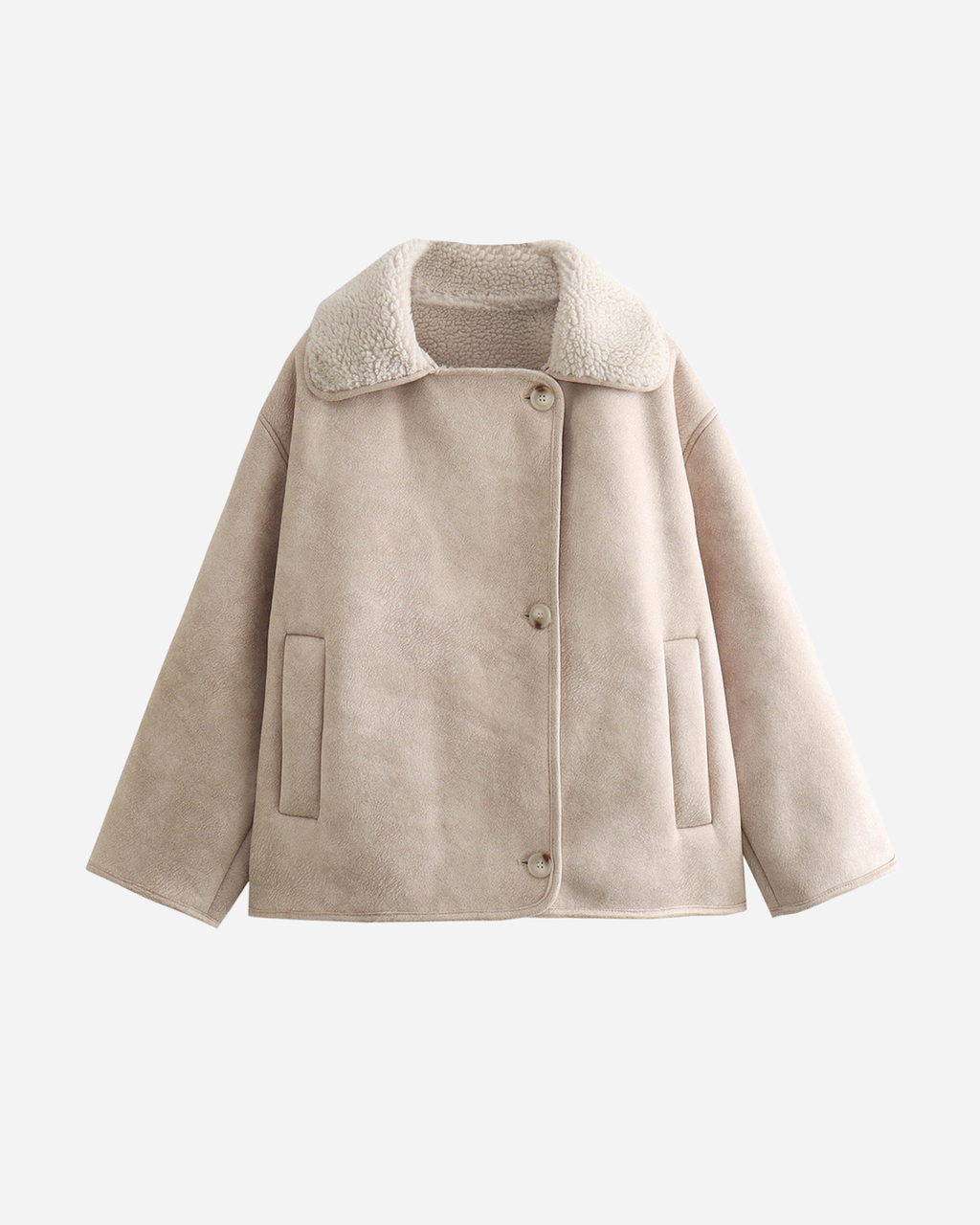 Chaqueta Oversized Para Mujer | Borreguito · SeemSeem