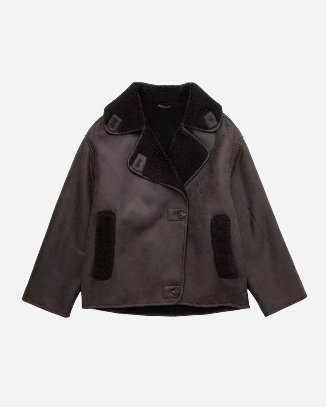 Chaqueta Oversized Para Mujer | Borreguito · SeemSeem