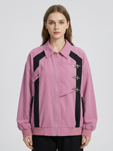 Veste oversize pour femme | Boutons-pression métalliques