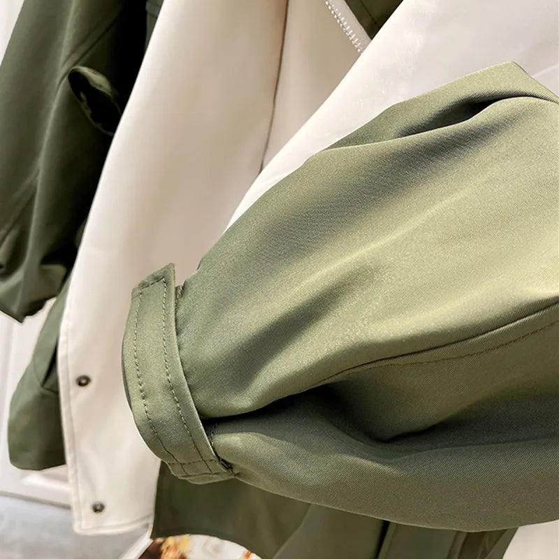 Chaqueta Oversized Para Mujer | Capucha Solapa · SeemSeem