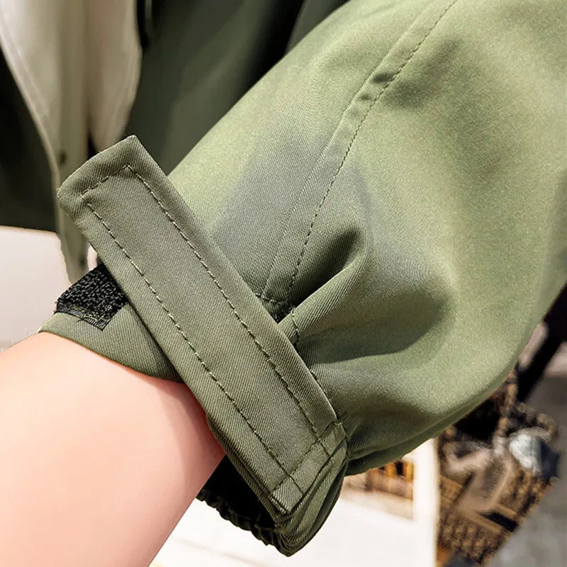Chaqueta Oversized Para Mujer | Capucha Solapa · SeemSeem