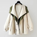Chaqueta Oversized Para Mujer | Capucha Solapa · SeemSeem