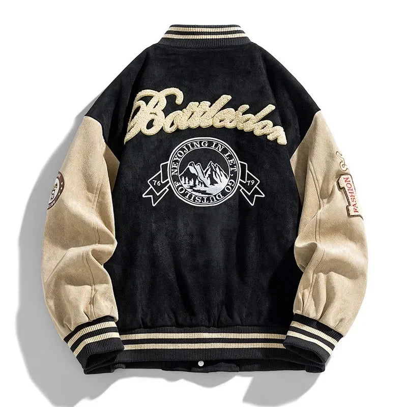 Chaqueta Universitaria Para Hombre | Parches Bordados · SeemSeem