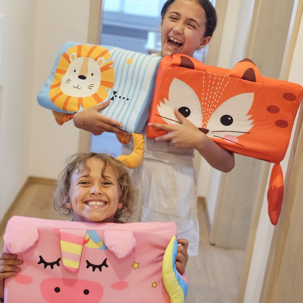 Cojín Infantil Sensorial | Diseño León · SeemSeem