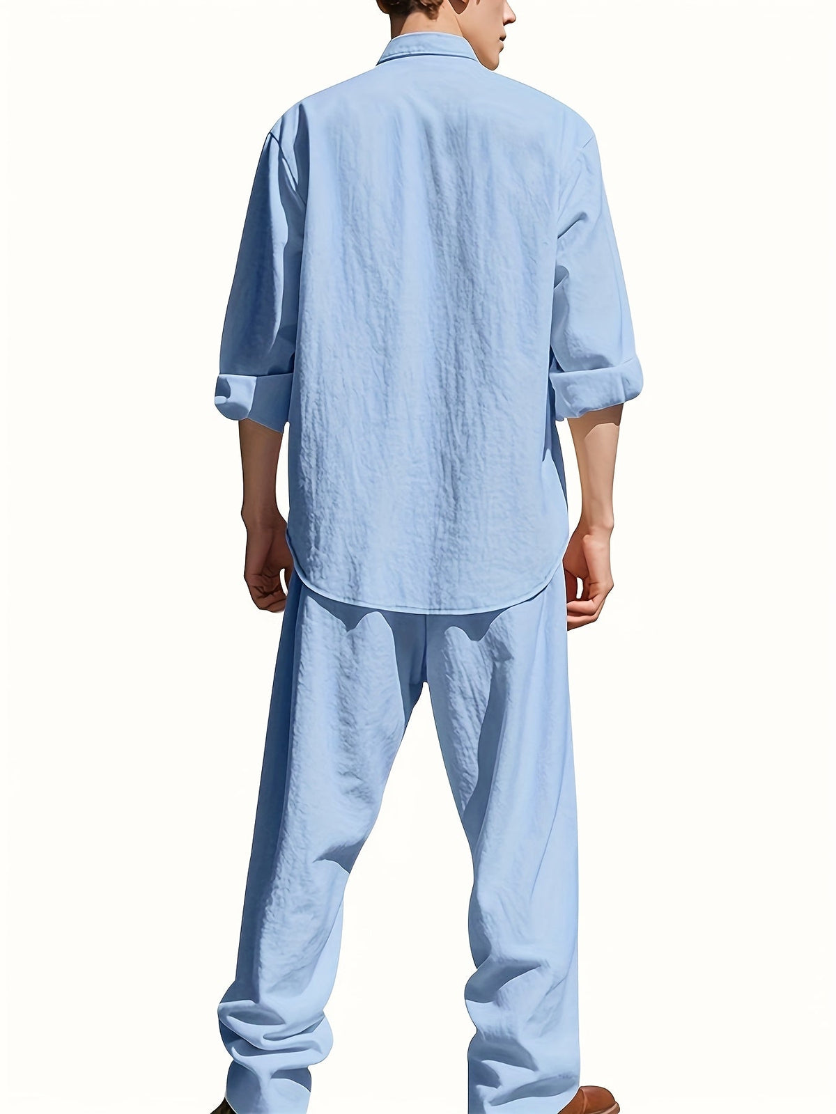 Conjunto Clásico Para Hombre | Cuello Mao · SeemSeem