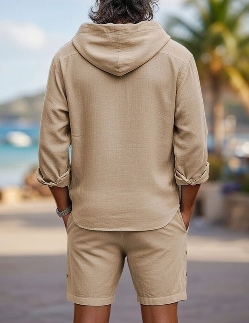 Conjunto Con Capucha Para Hombre | Botones · SeemSeem