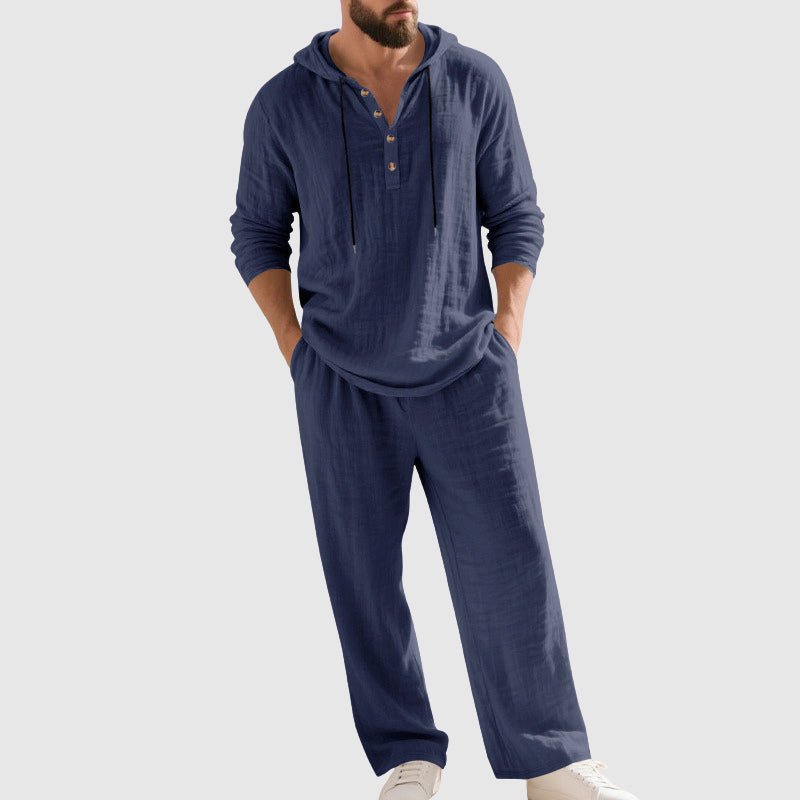Conjunto Con Capucha Para Hombre | Lino · SeemSeem