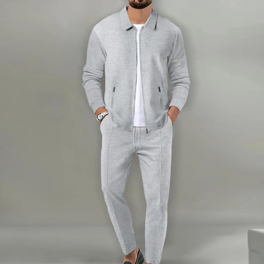 Conjunto Con Cremallera Para Hombre | Texturizado · SeemSeem